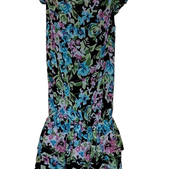* AQUA FLORAL MINI DRESS PRETTY COLORS final discount - Picture 2 of 13